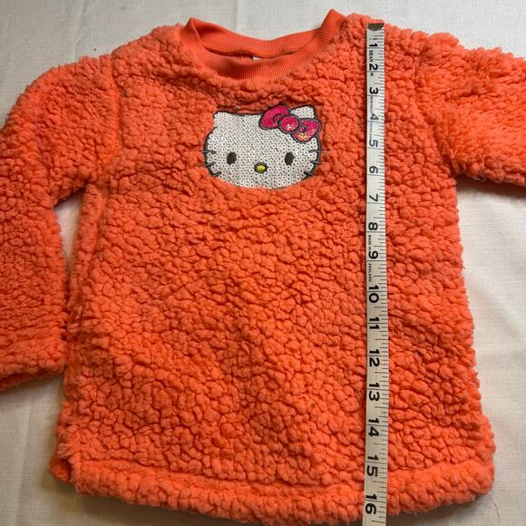 Hello Kitty Sherpa Fleece Sweatshirt Girls Size 4T - Picture 7 of 7